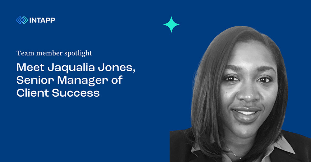 Meet Jaqualia Jones, Senior Manager of Client Success - Intapp